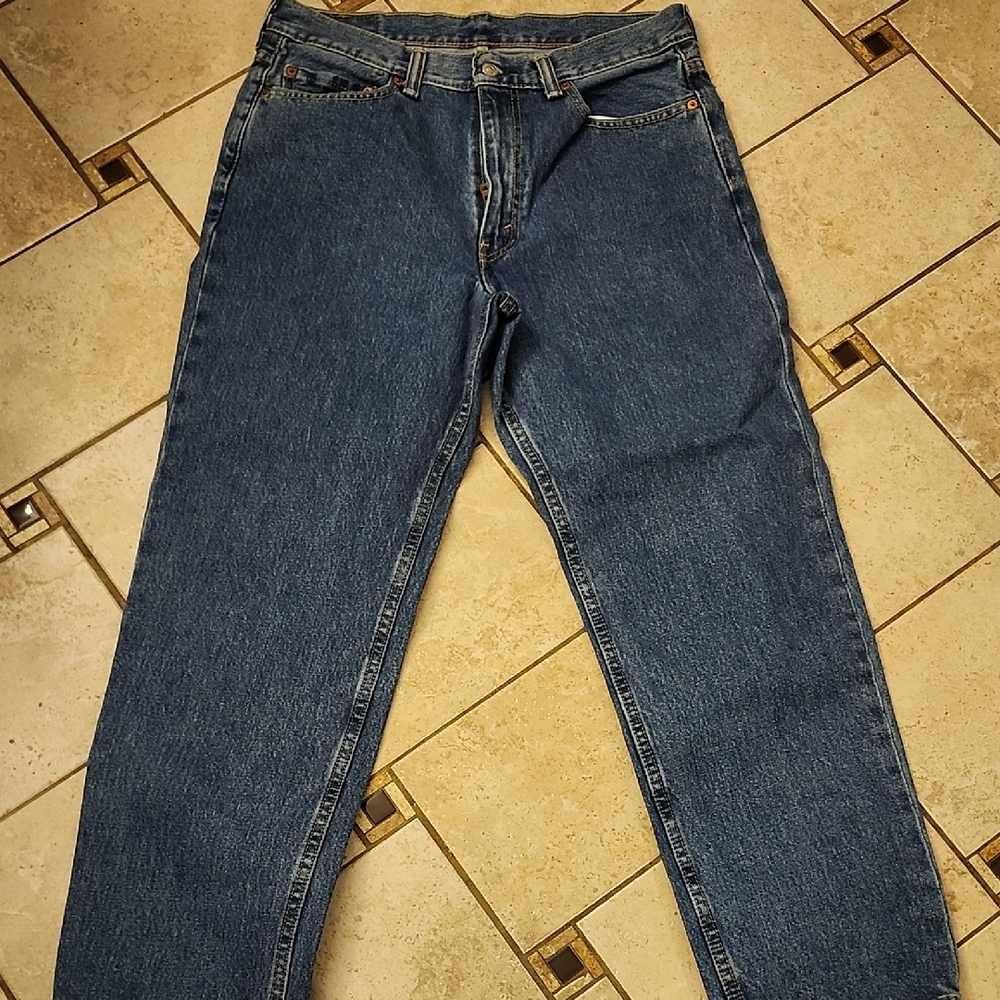Levi's 550 Men's Straight Blue Jeans 34x30